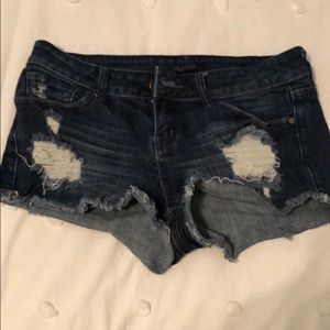 Red Camel Jean Shorts